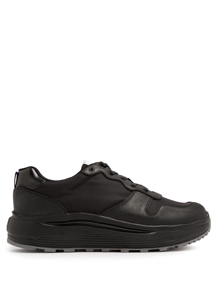 Eytys Jet Low-top Leather-trimmed Trainers
