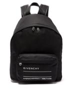 Matchesfashion.com Givenchy - Urban Leather Trimmed Backpack - Mens - Black White