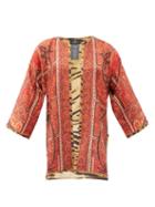 Matchesfashion.com Etro - Paisley-print Silk-twill Jacket - Womens - Red