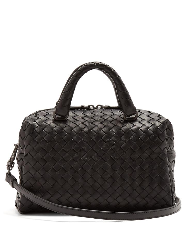 Bottega Veneta Top-handle Intrecciato Leather Cross-body Bag