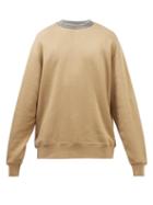 Acne Studios - Logo-jacquard Jersey Sweatshirt - Mens - Beige