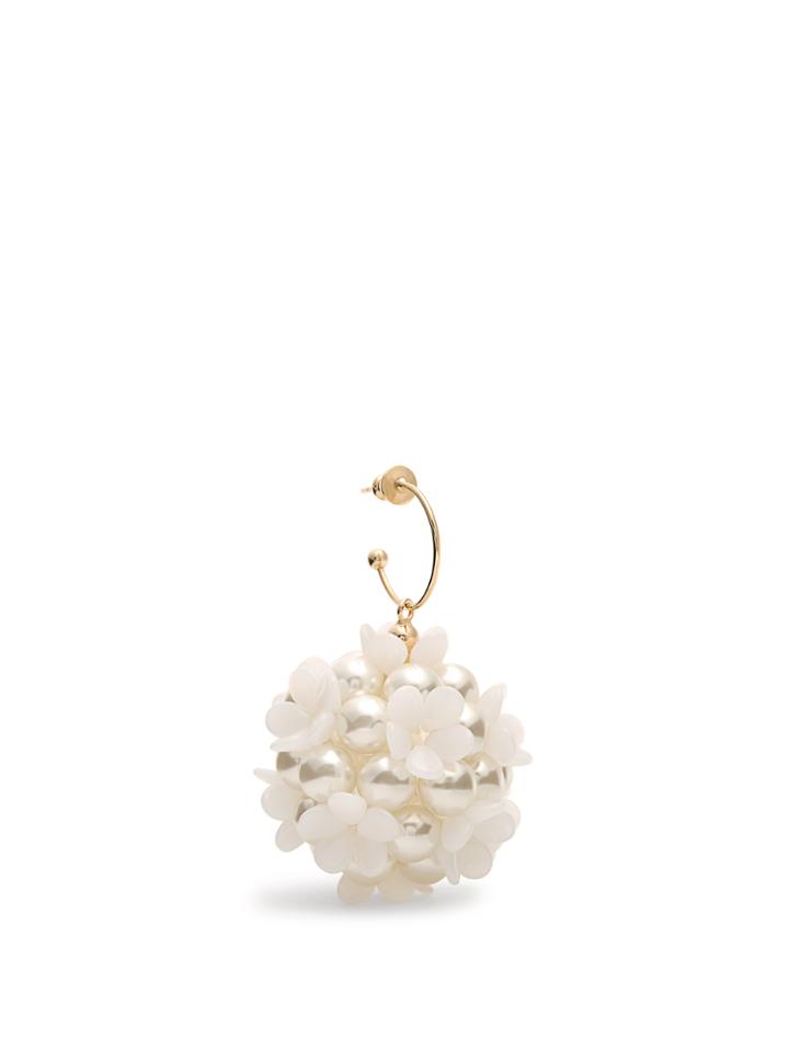 Simone Rocha Clustered-flower And Faux-pearl Earring
