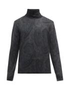 Mens Rtw Etro - Paisley Wool Roll-neck Sweater - Mens - Multi