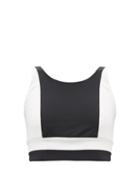 Matchesfashion.com Vaara - Poppy Cropped Top - Womens - Black/white