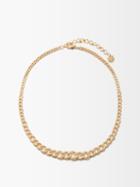 Shay - Gradual Diamond & 18kt Gold Necklace - Womens - Yellow Gold