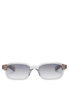 Matchesfashion.com Flatlist - Hanky Rectangular Acetate Sunglasses - Mens - Clear