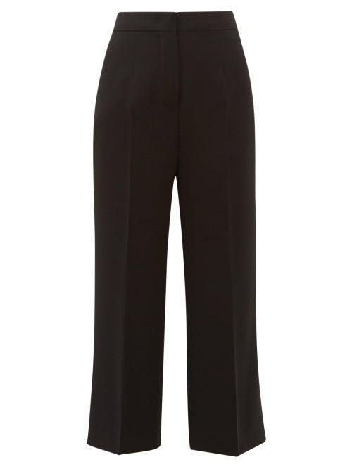 Matchesfashion.com Max Mara Studio - Augusta Trousers - Womens - Black