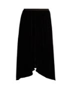 Isabel Marant Tursanne Asymmetric-hem Velvet Skirt