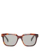 Matchesfashion.com Dunhill - Square Acetate Sunglasses - Mens - Tortoiseshell