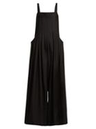 Matchesfashion.com Aje - Barton Pleated Wool Blend Jumpsuit - Womens - Black