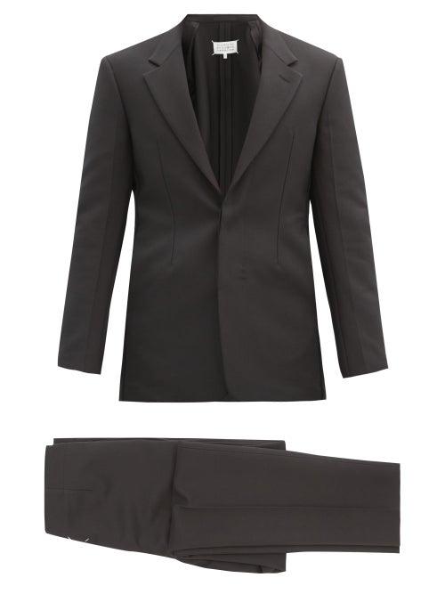 Matchesfashion.com Maison Margiela - Single-breasted Twill Suit - Mens - Black