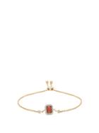 Matchesfashion.com Anissa Kermiche - January Diamond, Garnet & Gold Chain Bracelet - Womens - Red