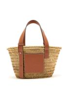 Matchesfashion.com Loewe - Raffia Small Basket Bag - Womens - Tan
