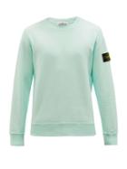 Stone Island - Logo-patch Cotton-jersey Sweatshirt - Mens - Green