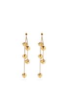 Matchesfashion.com Chlo - Drop-charm Brass Earrings - Womens - Gold