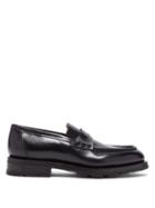 Matchesfashion.com Santoni - Chunky-sole Leather Loafers - Mens - Black