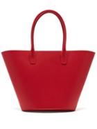 Matchesfashion.com Mansur Gavriel - Triangle Leather Tote - Womens - Red