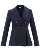 Palmer/harding Palmer//harding - Split Denim Blazer - Womens - Denim