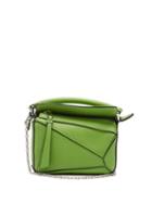 Matchesfashion.com Loewe - Puzzle Nano Leather Cross-body Bag - Womens - Green