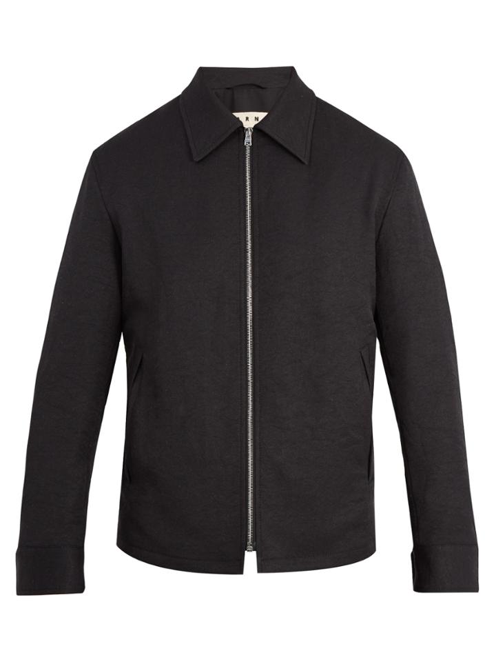Marni Point-collar Zip-through Jacket