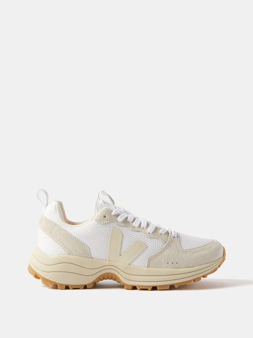 Veja - Venturi Suede And Alveomesh Trainers - Womens - White