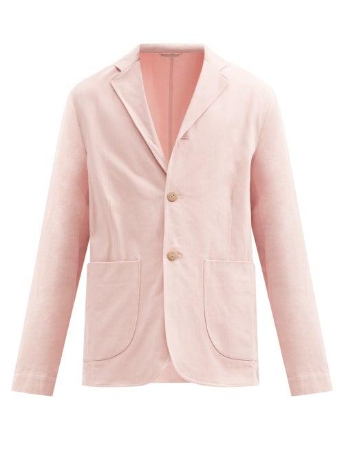 Matchesfashion.com Toogood - The Metalworker Cotton-drill Jacket - Mens - Pink