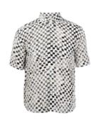 Saint Laurent Checked Short-sleeved Silk Shirt