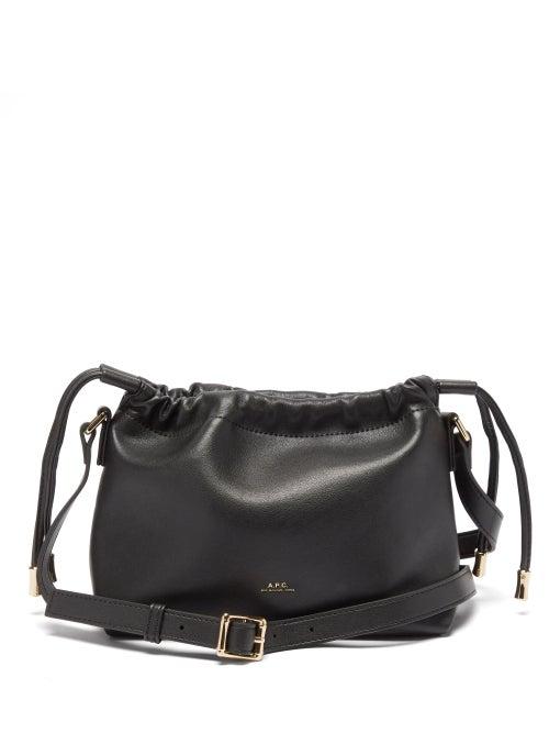 A.p.c. - Ninon Mini Faux-leather Cross Body Bag - Womens - Black
