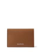 Acne Studios - Foldover Leather Cardholder - Womens - Tan