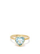 Irene Neuwirth - Love Aquamarine & 18kt Gold Ring - Womens - Light Blue
