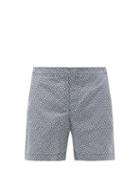 Matchesfashion.com Orlebar Brown - Bulldog Narin Tessellated-print Swim Shorts - Mens - Blue