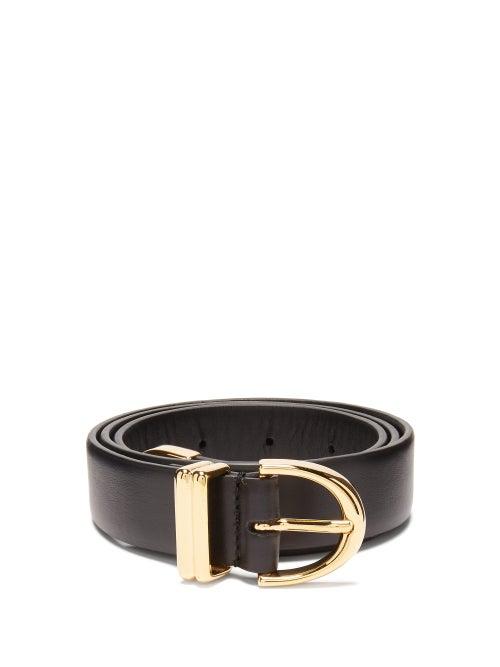 Matchesfashion.com Khaite - Bambi Hardware-tipped Leather Belt - Womens - Black