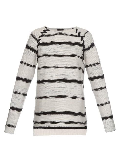 Baja East Long-sleeved Cashmere And Wool-blend Sweater