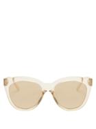 Matchesfashion.com Le Specs - Resumption Cat-eye Recycled Sunglasses - Womens - Clear