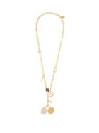 Matchesfashion.com Lizzie Fortunato - Scorpion Lariat Multi-pendant Gold-plated Necklace - Womens - Gold