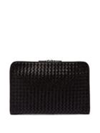 Matchesfashion.com Bottega Veneta - Intrecciato Leather Pouch - Mens - Black Multi