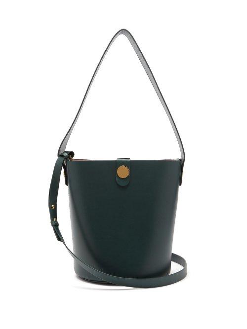 Matchesfashion.com Sophie Hulme - Swing Cross Body Bag - Womens - Dark Green