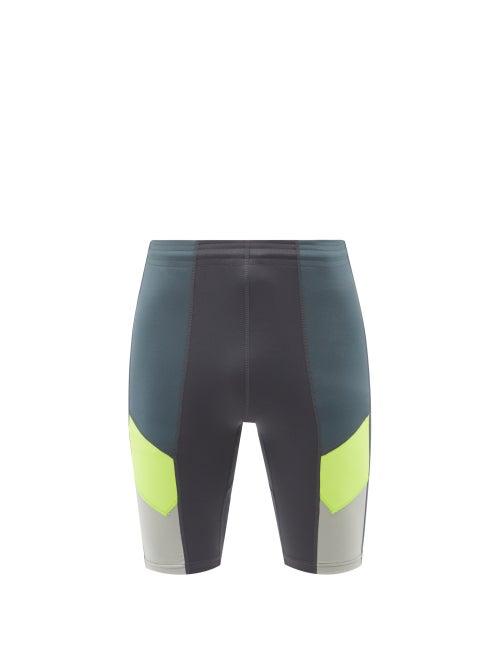 7 Days Active - Chief Running Nylon-blend Shorts - Mens - Navy Multi