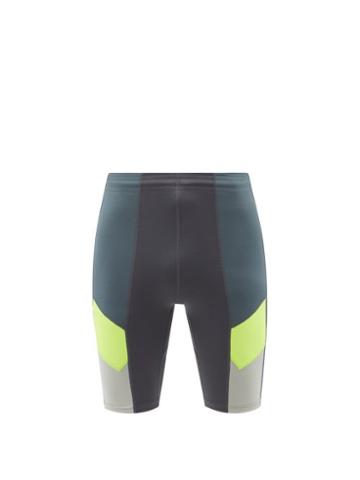 7 Days Active - Chief Running Nylon-blend Shorts - Mens - Navy Multi