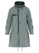 Matchesfashion.com Stone Island Shadow Project - Hollow Core Multiple Zip Technical Parka - Mens - Grey