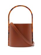 Matchesfashion.com Staud - Bisset Acetate And Leather Bucket Bag - Womens - Tan Multi