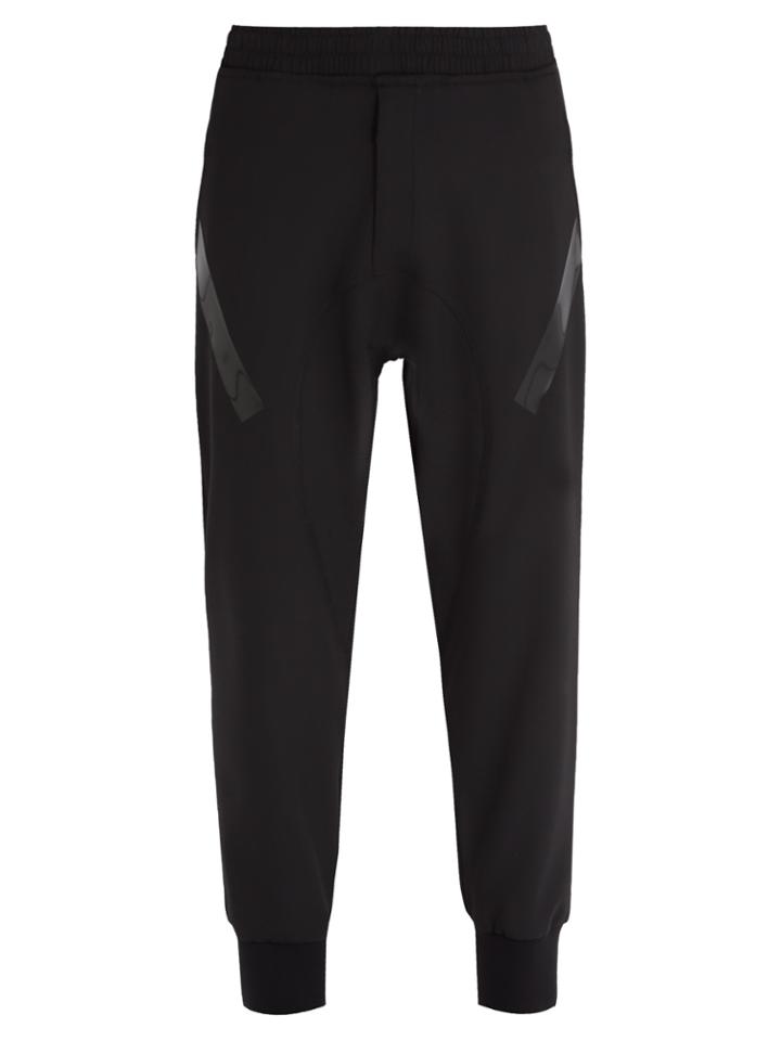 Neil Barrett Tape-detail Tapered-leg Track Pants