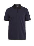 Orlebar Brown Jarrett Half-zip Cotton-piqu Polo Shirt