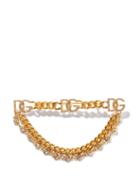 Dolce & Gabbana - Dg-logo Crystal-embellished Brooch - Womens - Crystal