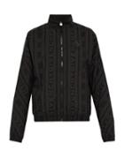 Matchesfashion.com Givenchy - Logo Print Zip Through Jacket - Mens - Black
