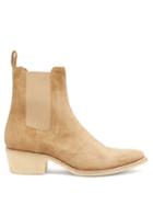 Matchesfashion.com Amiri - Pointed-toe Suede Chelsea Boots - Mens - Brown