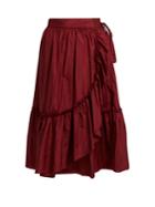 Rachel Comey Bossa Ruffled-detail Midi Skirt