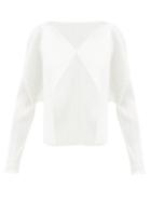 Matchesfashion.com Pleats Please Issey Miyake - Technical-pleated Cardigan - Womens - White