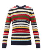 Orlebar Brown - Ethan Striped Merino Wool Sweater - Mens - Multi