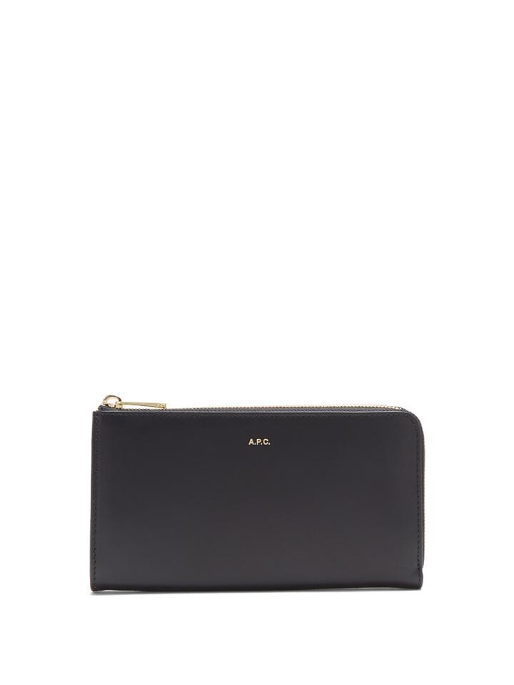 A.p.c. Zippe Zip-around Leather Wallet